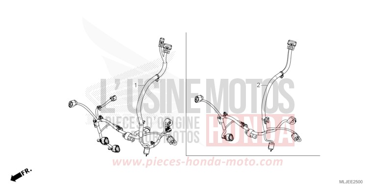 AUXILIARY CORD for Gold Wing BETA SILVER METALLIC (NHC07E) from 2024
